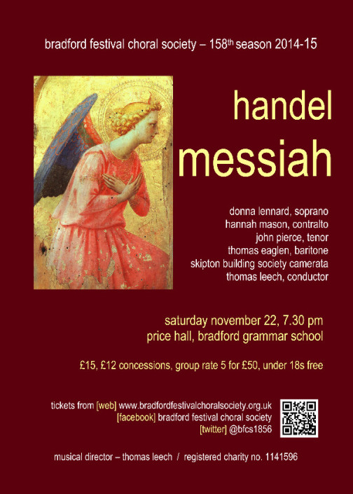 BFCS Messiah 2014 poster